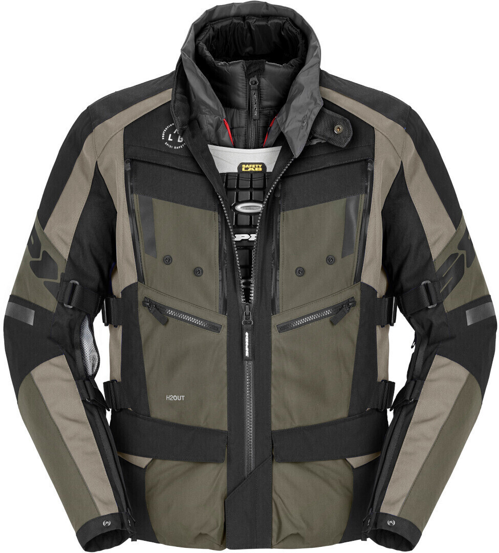 Spidi 4 Season Evo H2Out Jacket black/grün