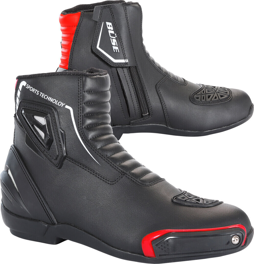 Photos - Motorcycle Boots Buse Büse Büse B99 Shoes black-red 