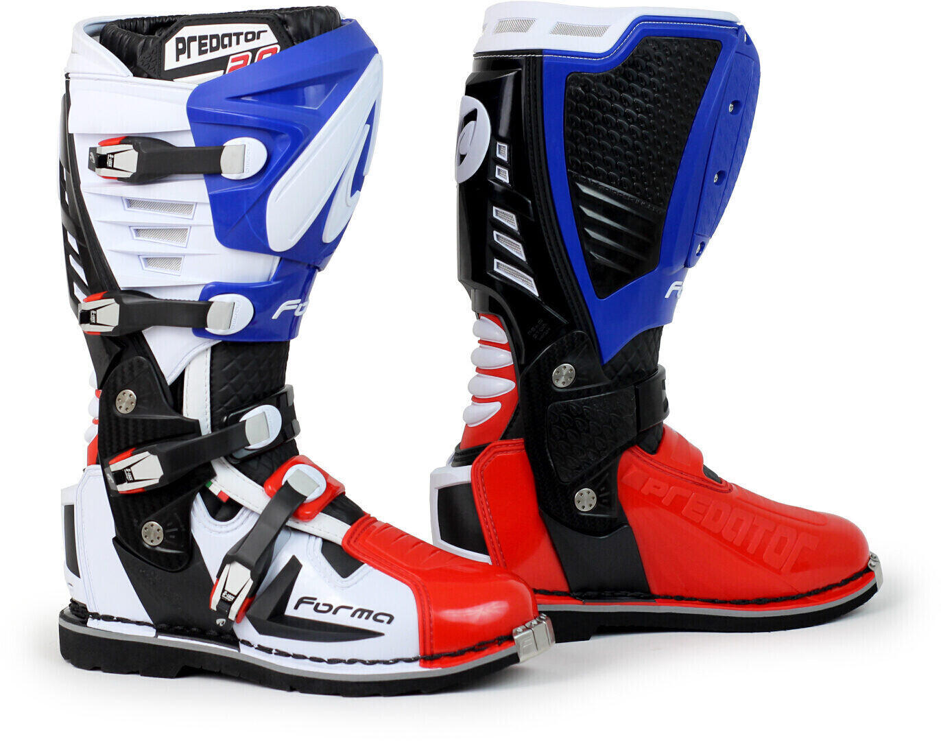 Photos - Motorcycle Boots Forma Boots  Boots Predator 2.0 Motocross Shoes white-red-blue 