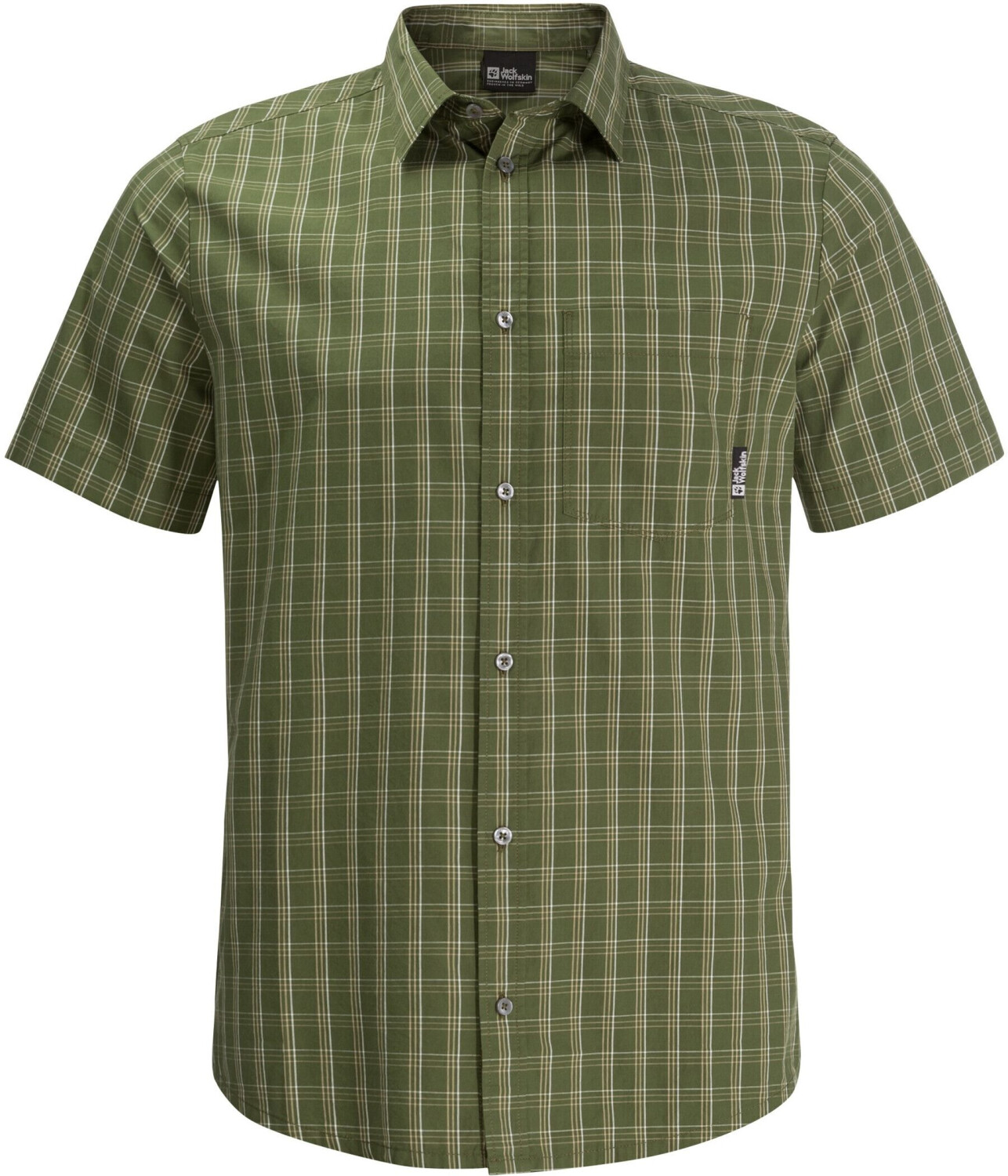 Jack Wolfskin Hot Springs Shirt M greenwood checks