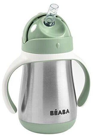 Béaba Tasse paille 250 ml sage green