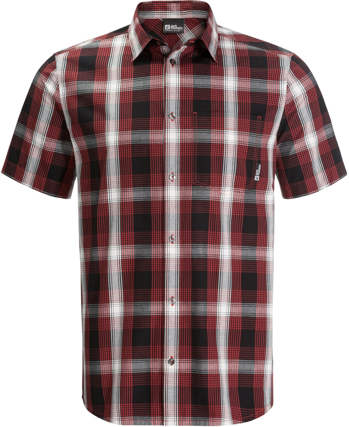 Jack Wolfskin Hot Chili Shirt M barn red