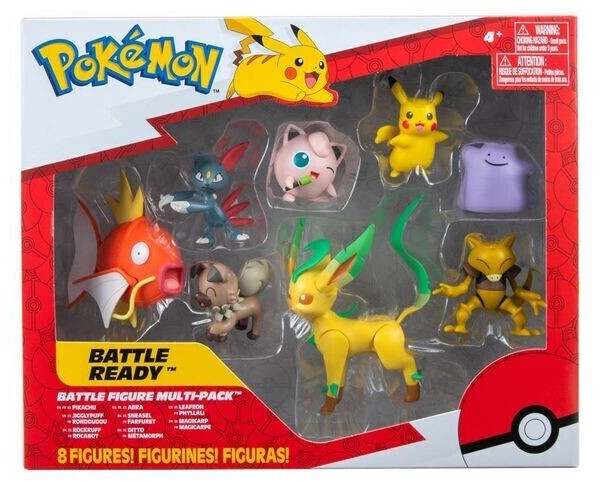 Figuras Pokémon Multipack Pikachu y más personajes - Juguetes