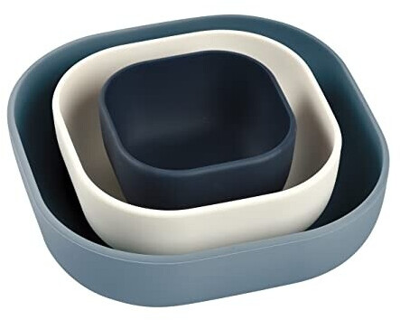 Lot De 3 Bols En Silicone Ana Baby - Sans BPA - Micro-ondes Et Lave-vaisselle - Couleurs Pastel - Pour Sevrage