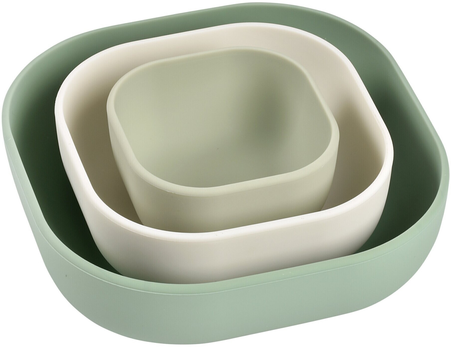 Béaba Lot de 3 bols gigogne sage green