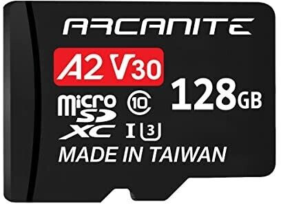 Arcanite microSDXC A2, UHS-I, U3, V30, 4K, C10 128 Go