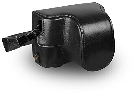 MegaGear Ever Ready Real Leather Camera Case with Carrying Strap for Fujifilm X-E4