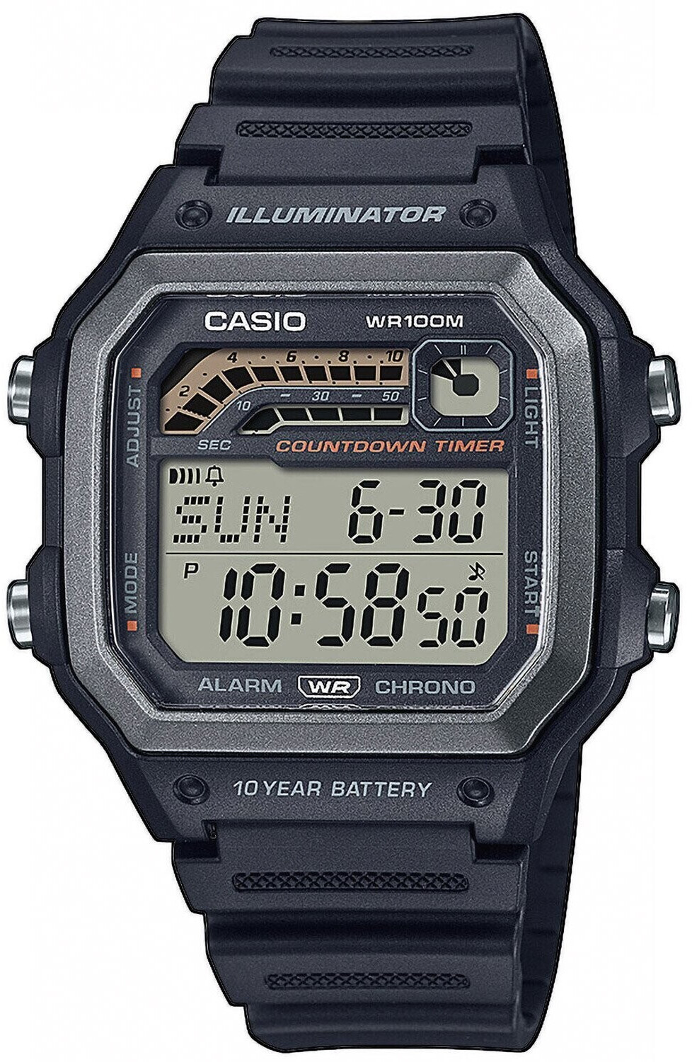 Casio Armbanduhr WS 1600H 1AVEF ab 39 90 Preisvergleich bei