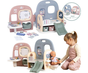 Crèche Smoby Baby Care Pour Poupons Jusqu'à 42 Cm - 4 Espaces De Jeu, Accessoires Inclus, Fabrication Française