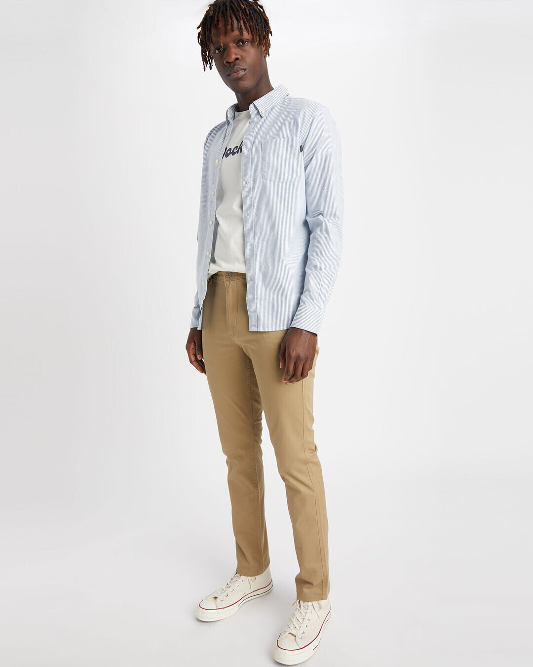 Dockers Skinny Fit Alpha Khaki Pants new british khaki