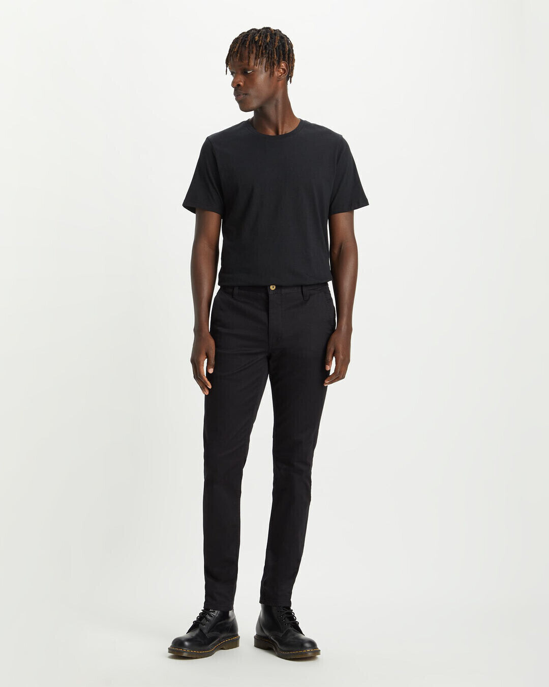 Dockers Skinny Fit Alpha Khaki Pants black