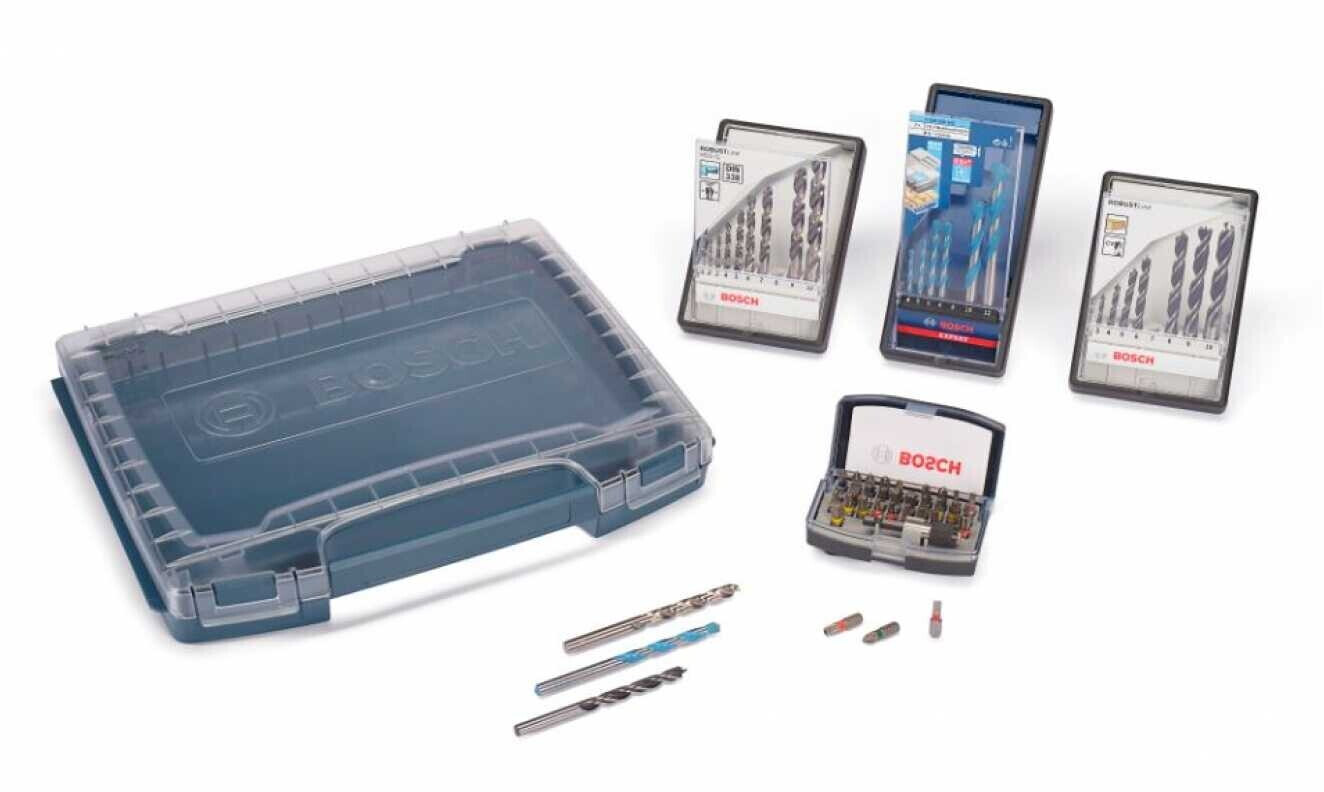 Bosch Robust drill set + free I-Rack (0615997643)