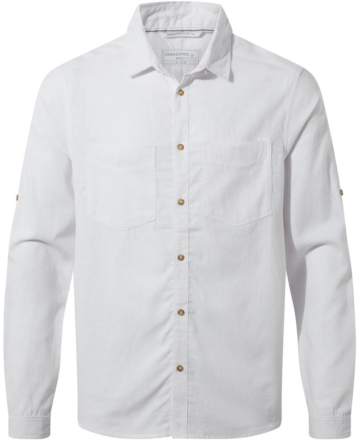 Craghoppers NosiBotanical Villar Long Sleeved Shirt white
