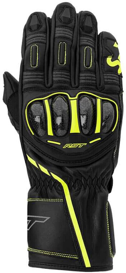 Photos - Motorcycle Gloves RST Moto RST S1 Gloves black/yellow