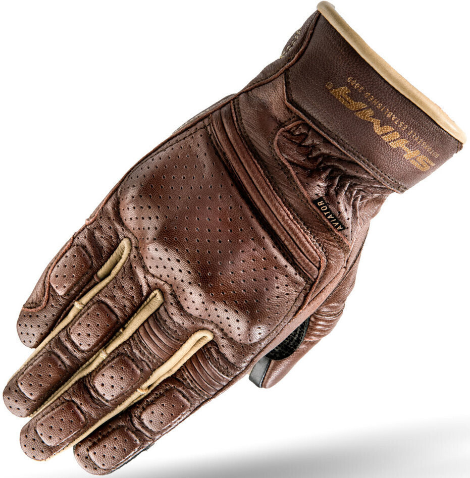 Shima Aviator Gloves brown