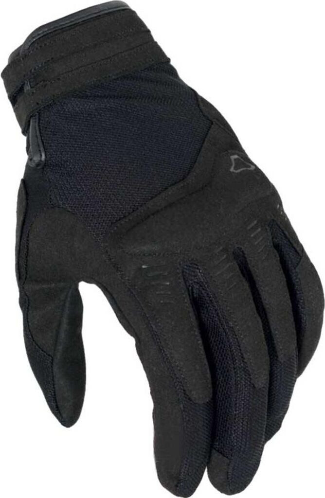 Modeka Sonora Motorrad-Handschuhe Sommer – Mit Knöchelschutz & Gutem Grip, Schwarz