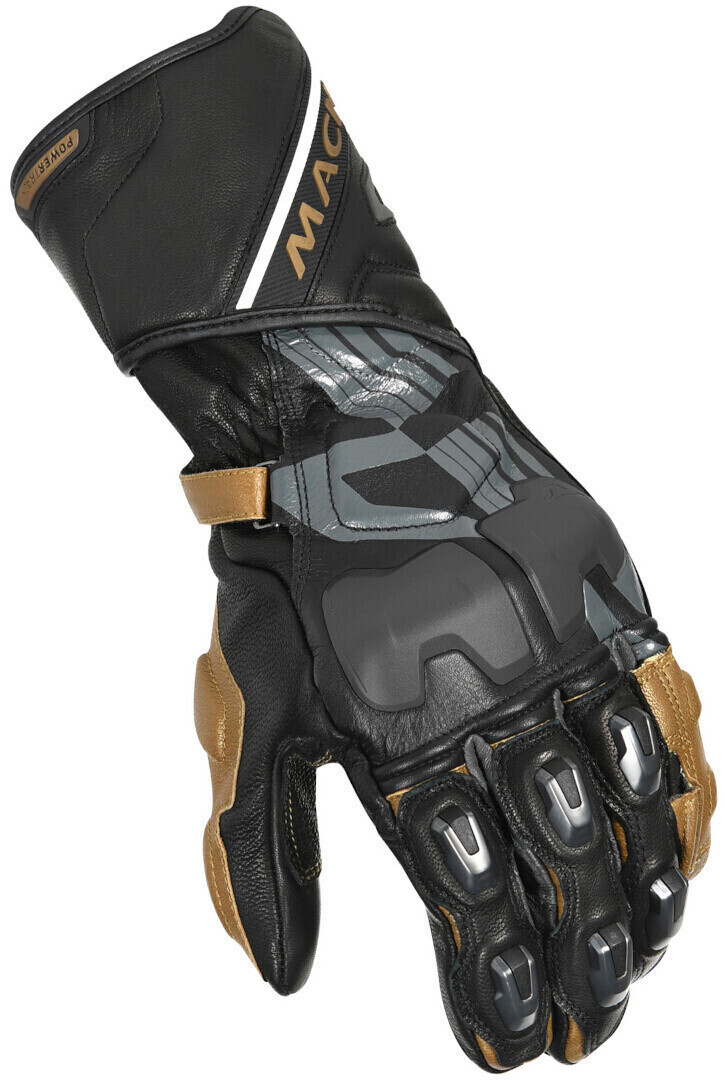 Macna Power Track Motorrad Gloves black/gold
