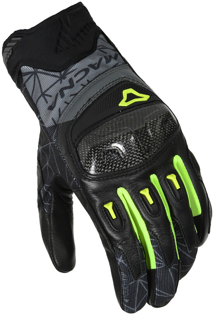 Macna Rocco Gloves black/yellow