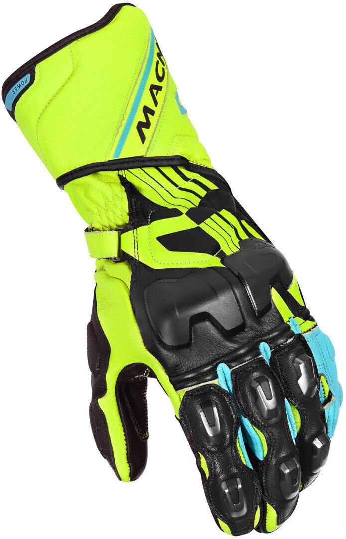 Macna Power Track Motorrad Gloves black/yellow