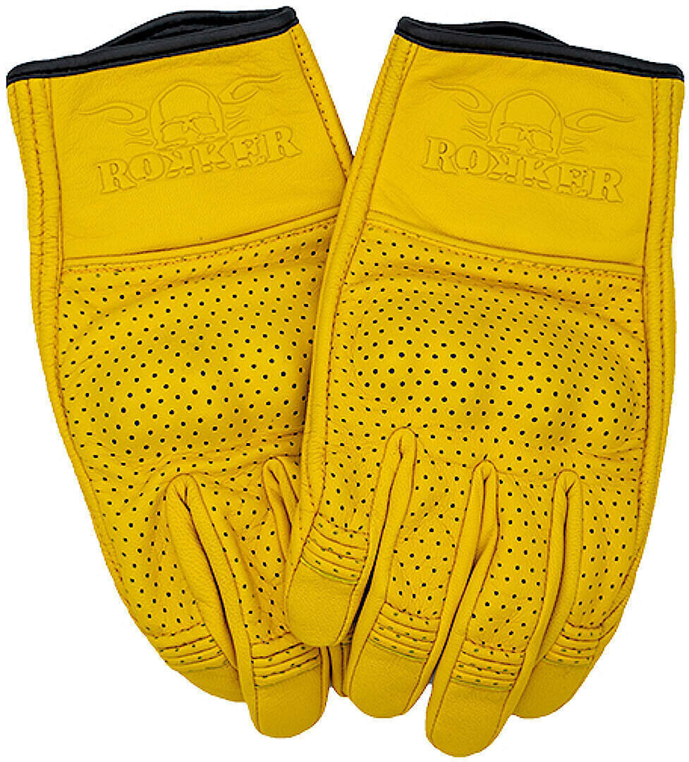 Rokker Tucson perforiertes Gloves yellow
