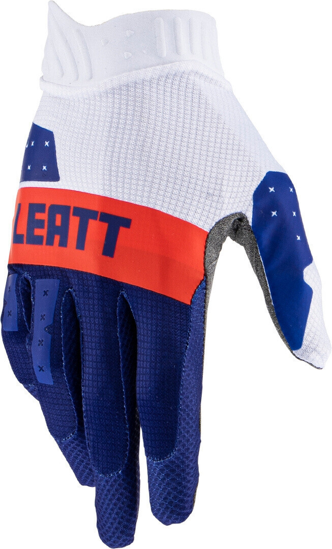 Leatt Leatt 1.5 GripR Motocross Gloves white/red/blue