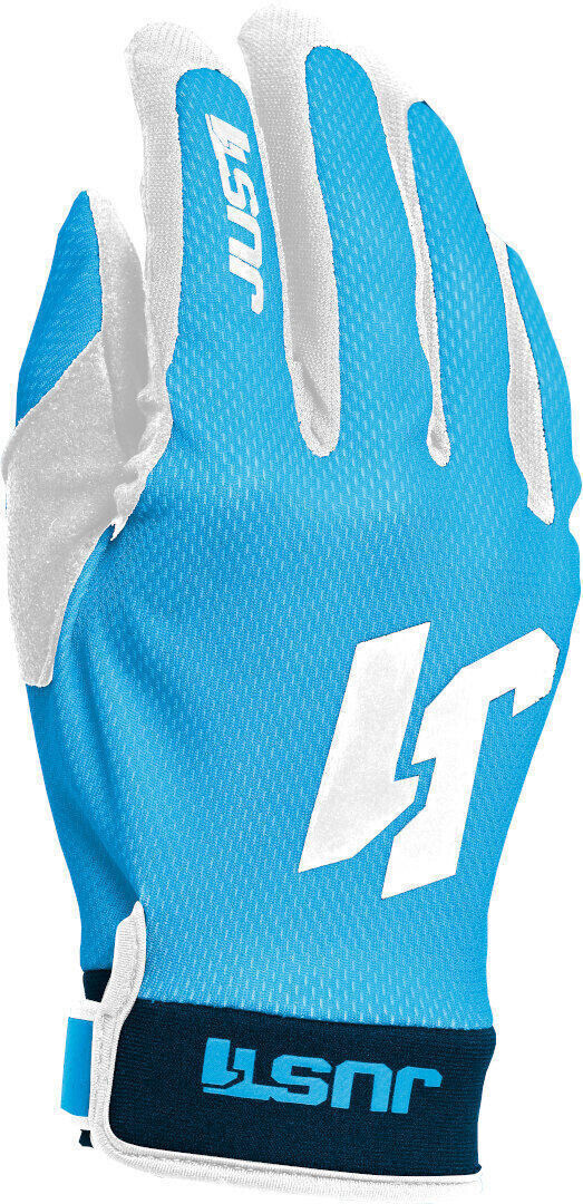 Just1 Just1 J-Flex Motocross Gloves white/blue