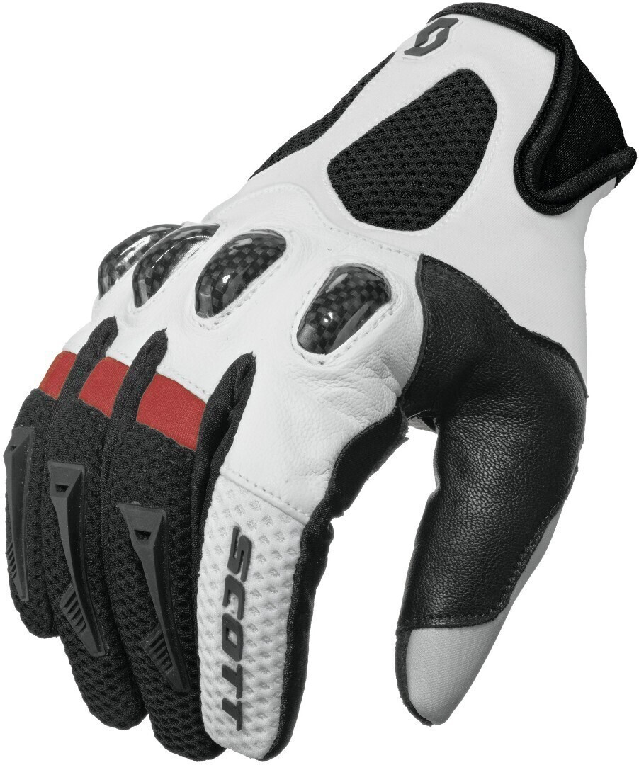 Scott Assault Motocross Gloves black/red