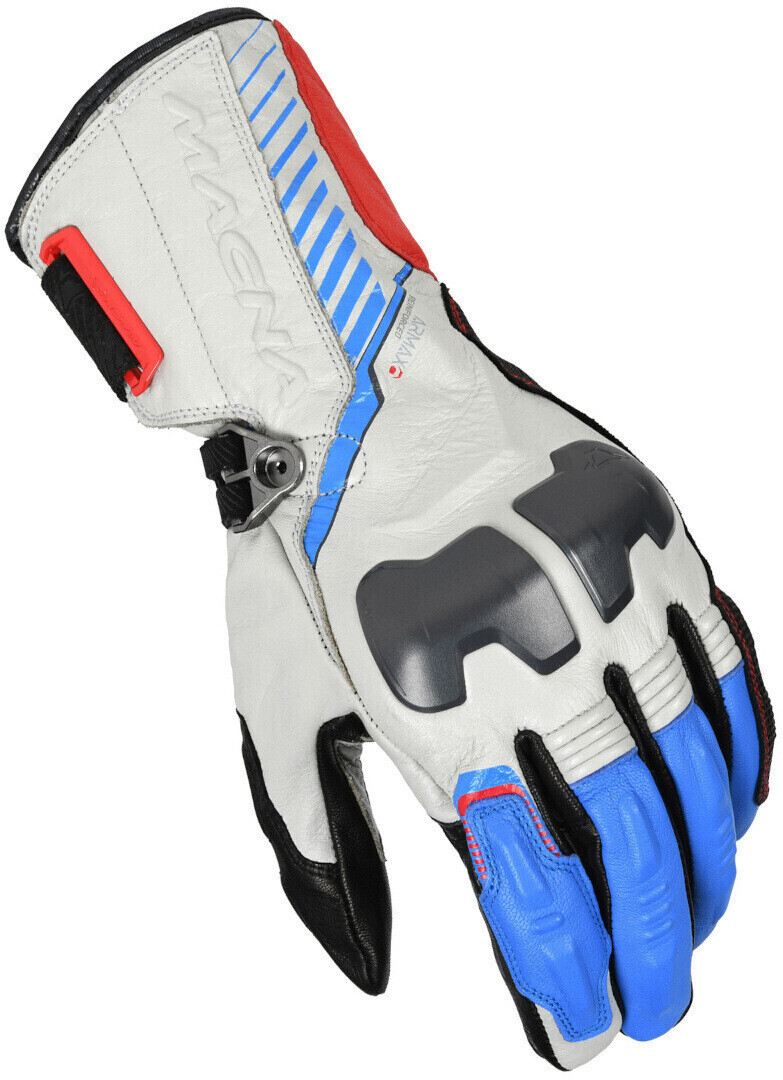 Macna Rango RTX WPMotorrad Gloves white/red/blue