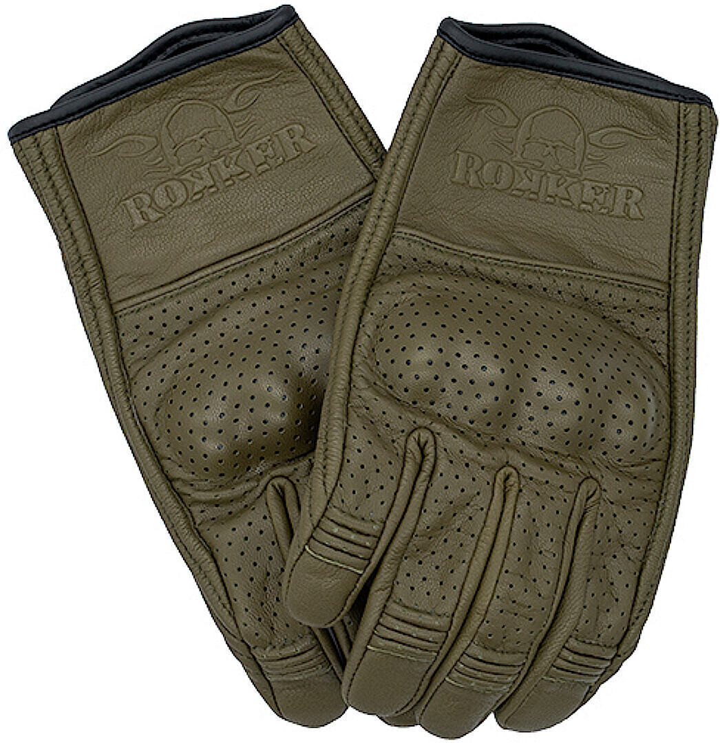 Rokker Tucson perforiertes Gloves green