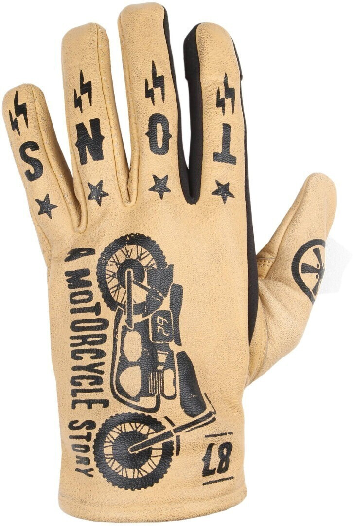 Helston's Kustom Gloves beige