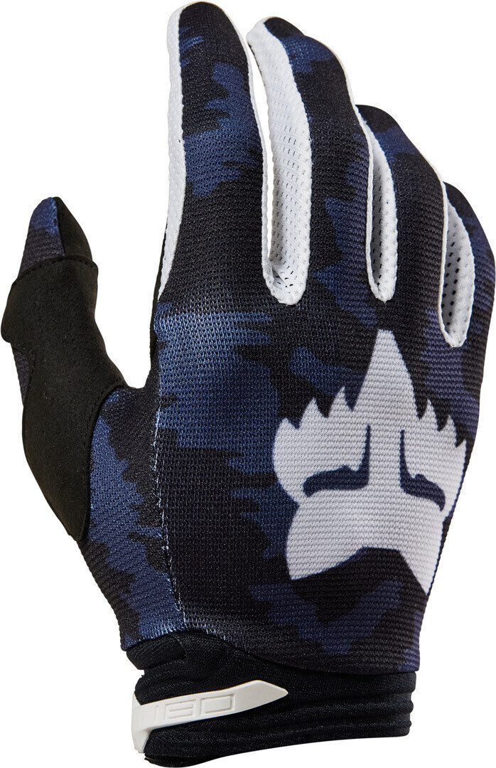 Photos - Motorcycle Gloves Fox 180 Nuklr Motocross Gloves blue 