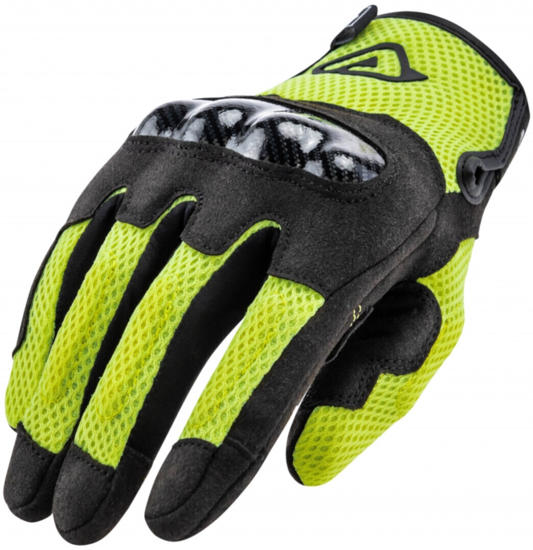Acerbis Ramsey My Vented Motorrad Gloves black/yellow