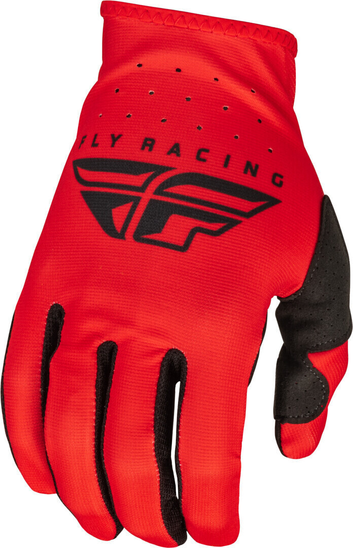 Photos - Motorcycle Gloves FLY Racing Lite Youth Motocross Gloves black/red 