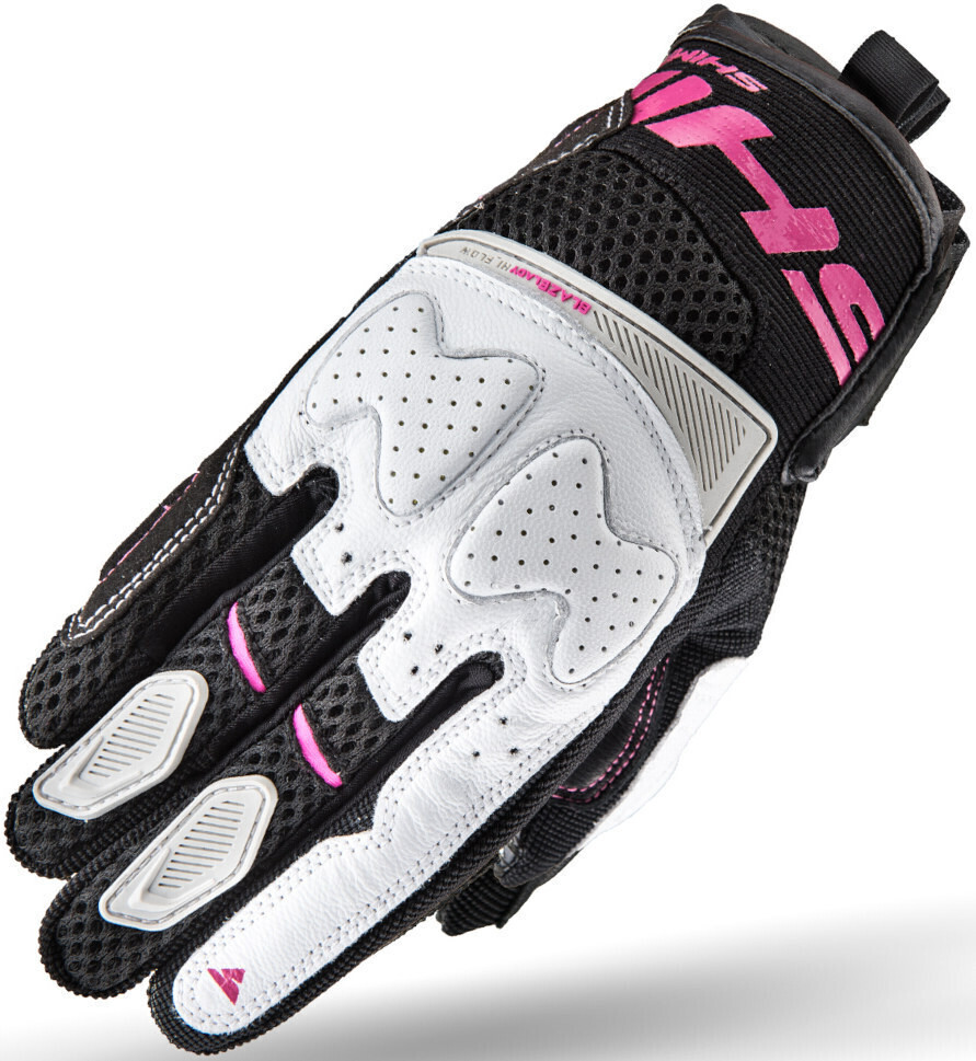 Photos - Motorcycle Gloves SHIMA Skate Manufacturing  Blaze Lady Gloves black/white/pink 