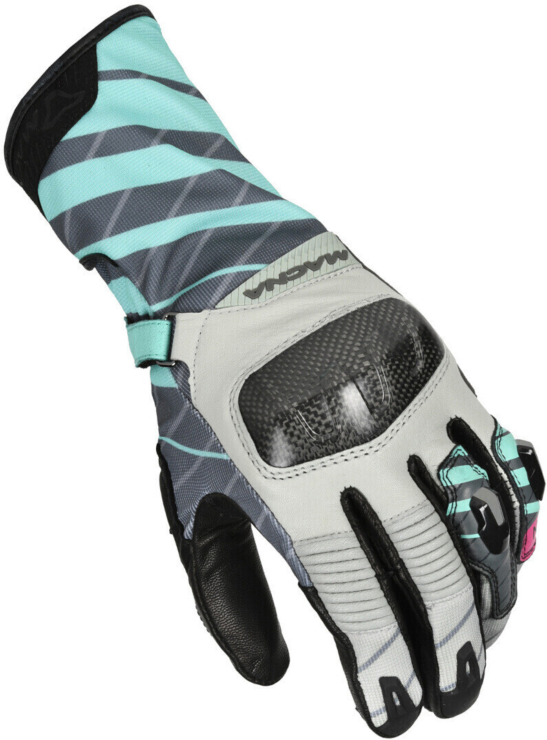 Macna Krown perforierte Lady Motorrad Gloves black/green