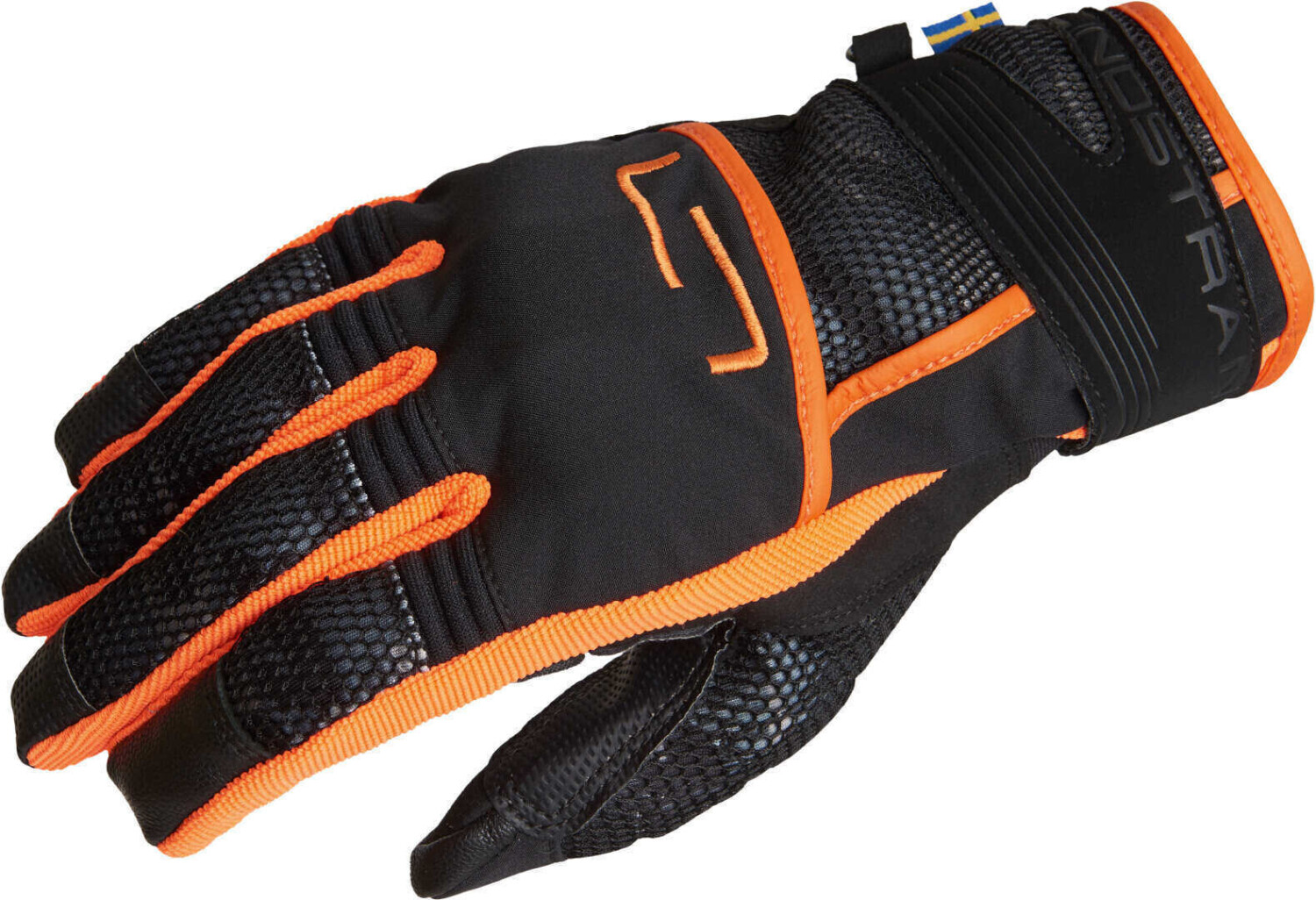 Jofama Lindstrands Nyhusen Motorrad Gloves black/orange