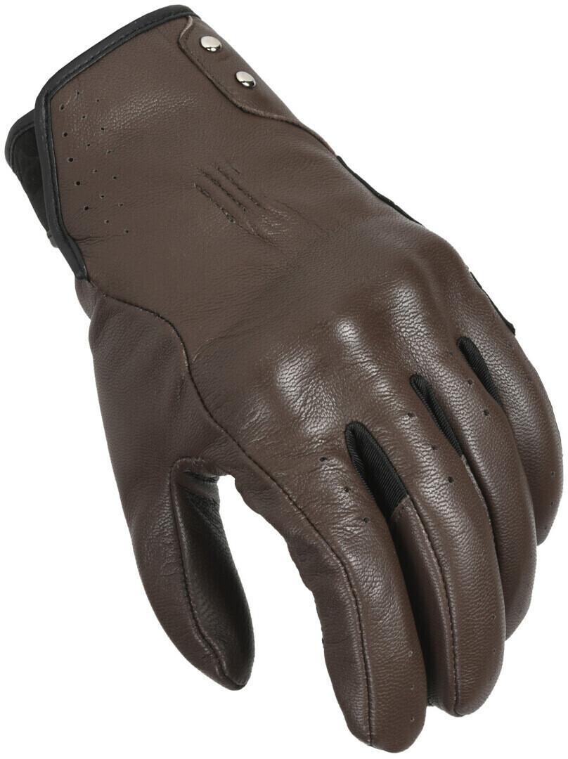 Macna Rouge perforierte Lady Motorrad Gloves brown