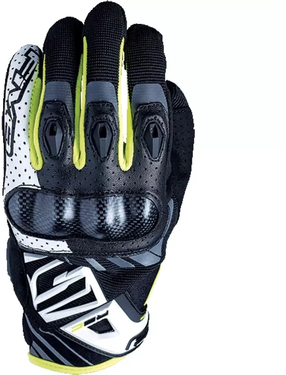 Five Gloves Gants RS-C noir/blanc/jaune