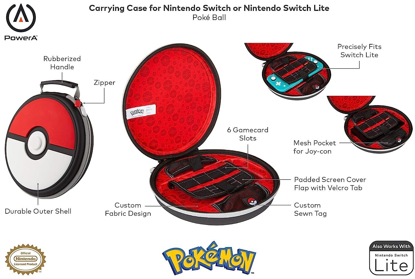 Pokemon switch carrying case 2025