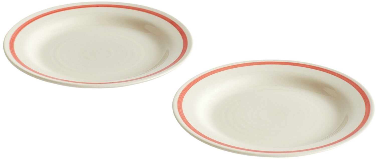 HAY Sobremesa plates 18.5 cm set of 2 red