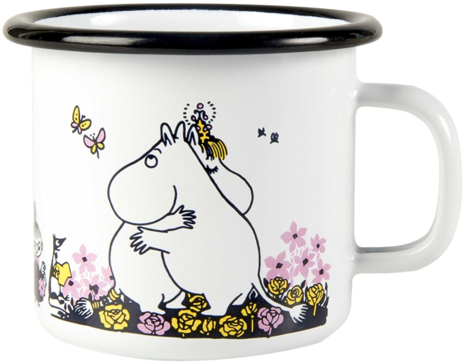 Muurla Moomin Enamel Mug Hug 25cl White