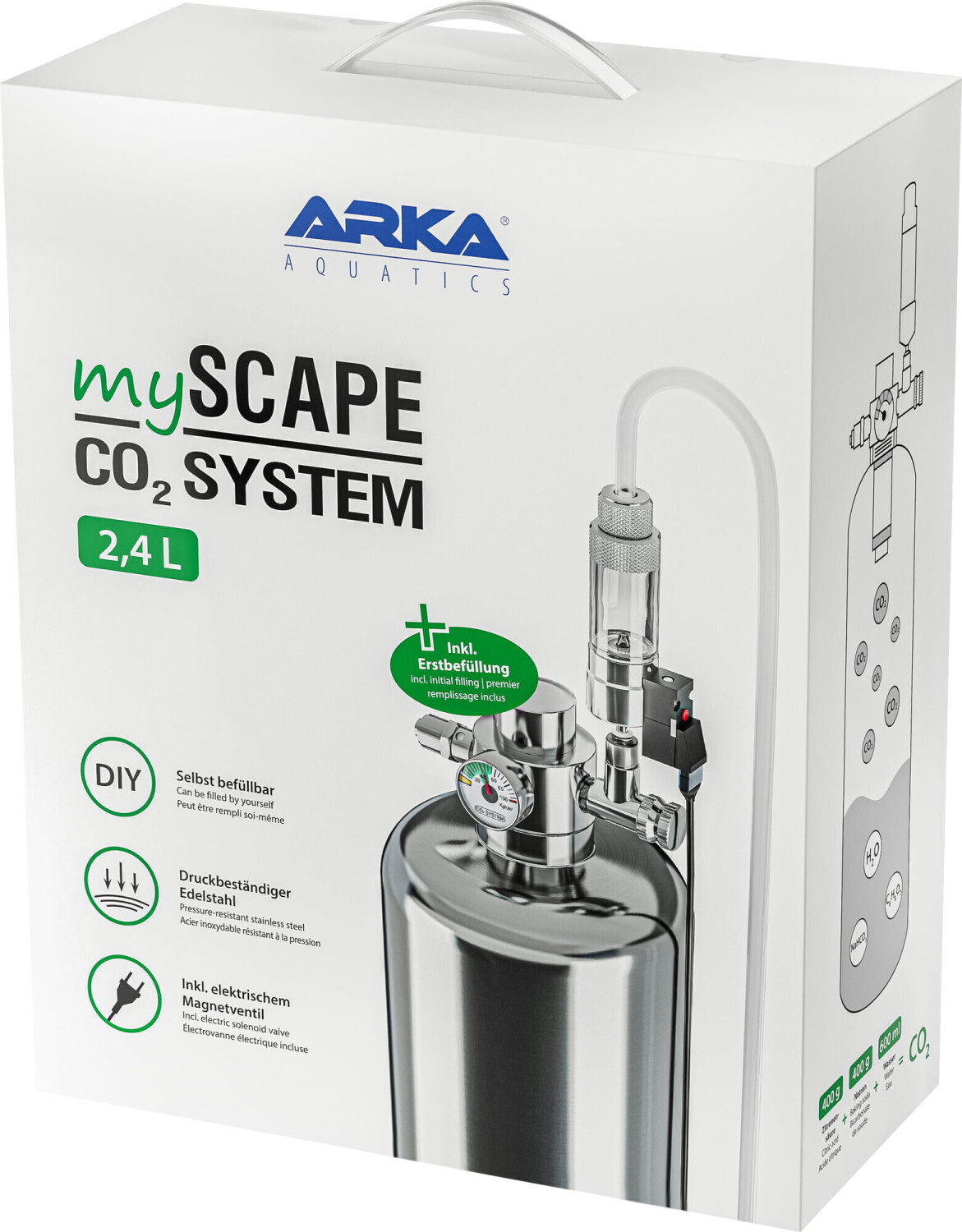 Reef-Nature mySCAPE CO2 System 2,4L