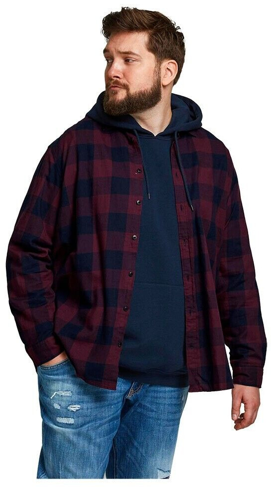 Jack & Jones Gingham Twill Long Sleeve Shirt (12183107) Port Royale