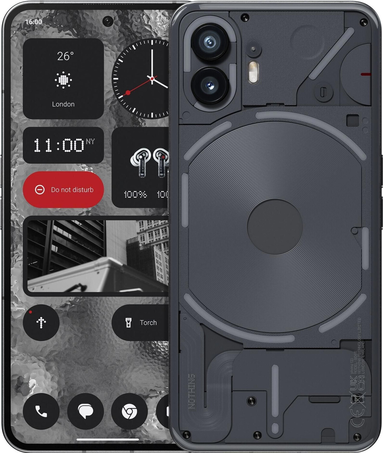 Nothing Phone (2) 128 Go gris