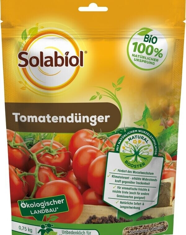 Solabiol Tomatendünger mit Wurzelstimulator 0,75 kg ab 5,60