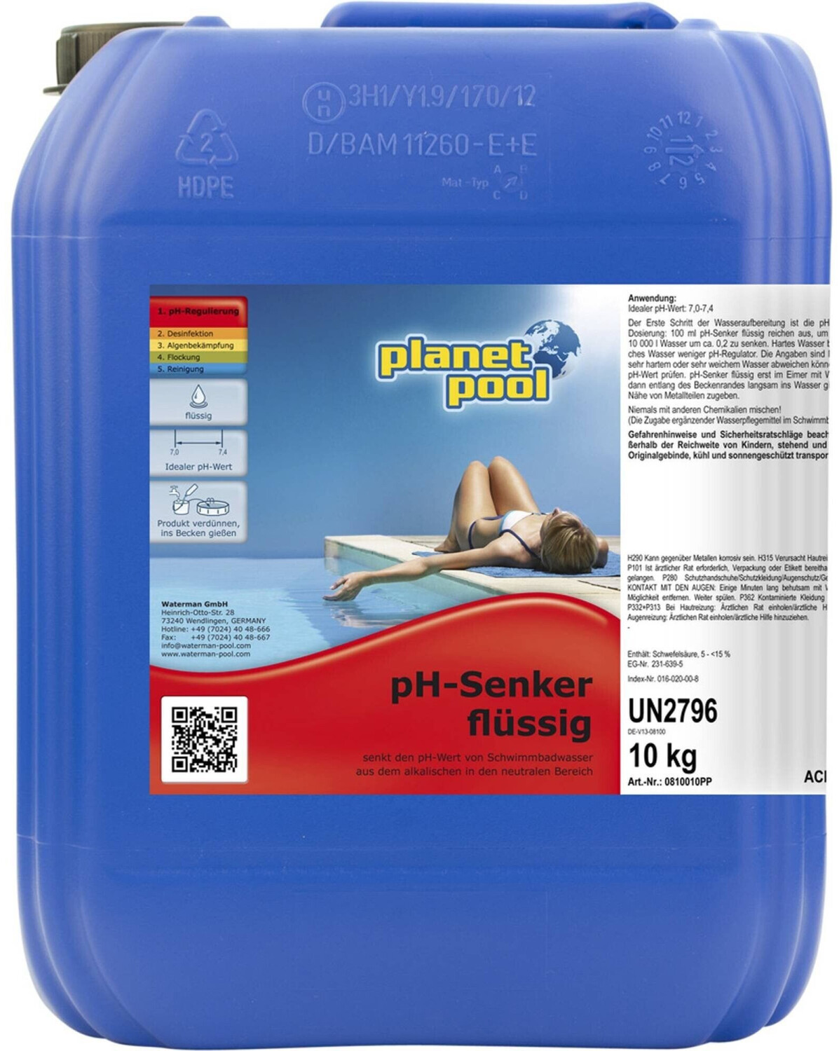 pool pHSenker flüssig 10L ab 26,95 € Preisvergleich bei idealo.de