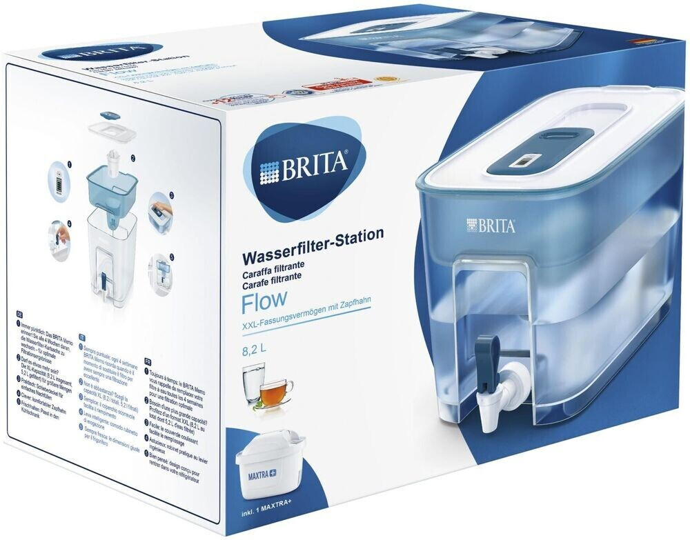 BRITA Filtre à eau Flow XXL y compris 1x MAXTRA PRO All-in