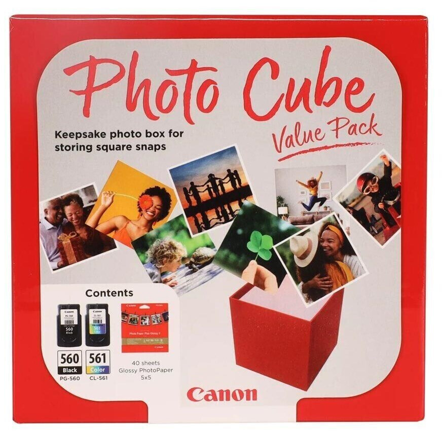 Coffret Canon Photo Cube, avec cartouches d'encre PG-560 et CL-561