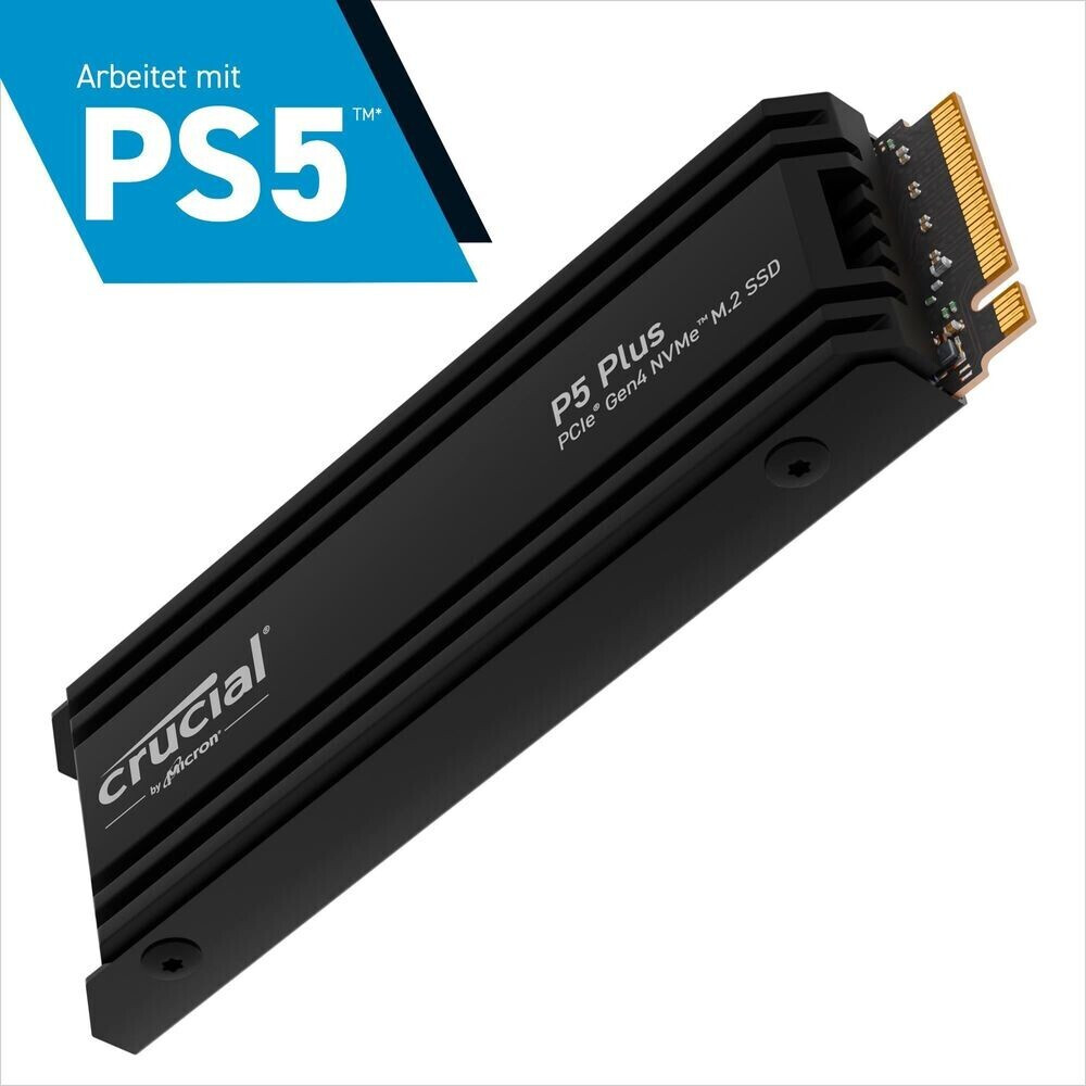 Crucial P5 Plus avec dissipateur - 1 To - Disque SSD Crucial sur