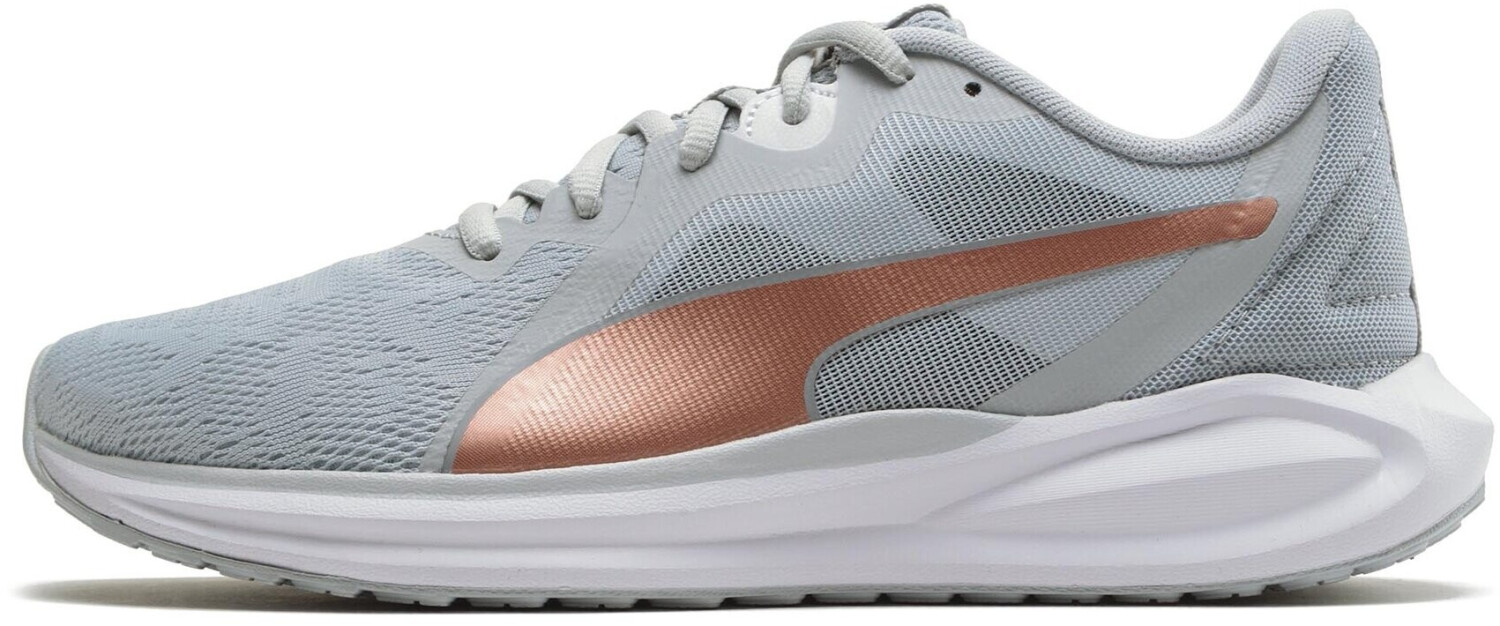 Puma Twitch Runner Metallic Women 378548 02 Platinum Grey/ Copper Rose